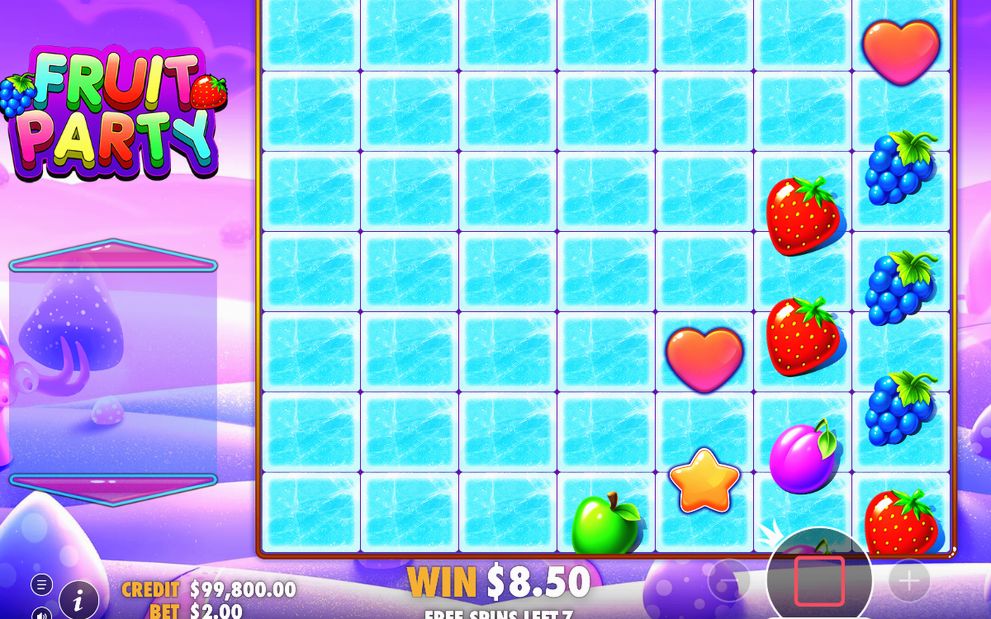 Free Spins counter after a retrigger adds extra spins