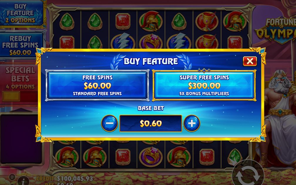 Bonus screen with Scatter and Multiplier symbols